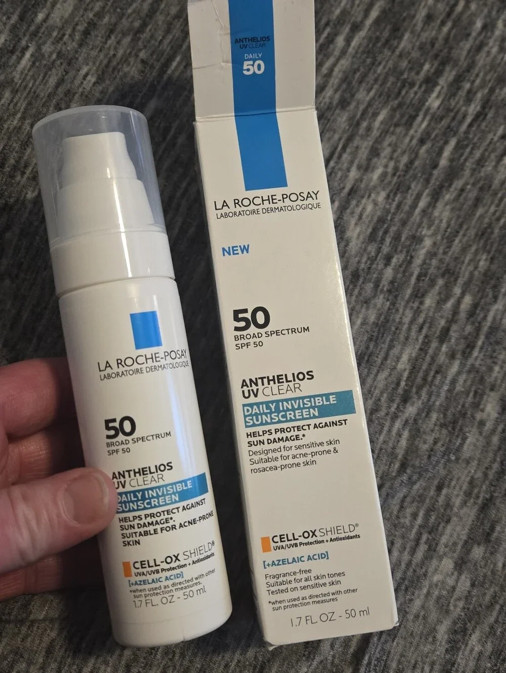 BNIB La Roche Posay Antihelios UV Clear SPF  1.7 fl. oz